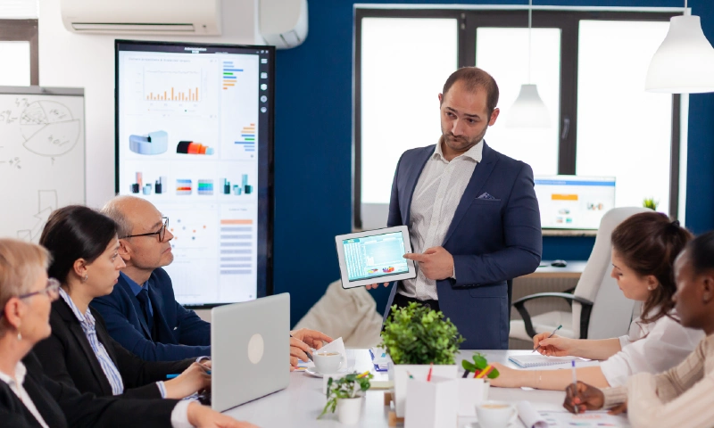 Advanced MBA business presentation
